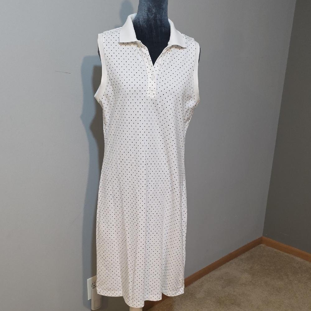 Foxcroft -‎ Sleeveless Polo Dress | Collared | Midi | Medium
